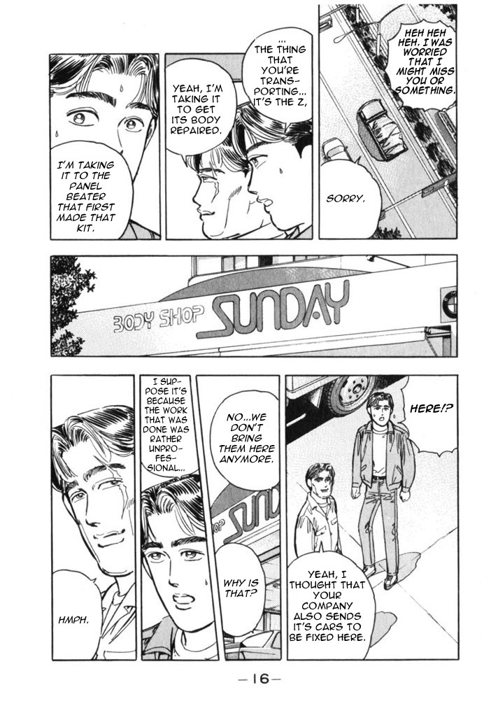 Wangan Midnight Chapter 35.2 page 16 - Chapter 35 v2 : Series 11 - Setup ①