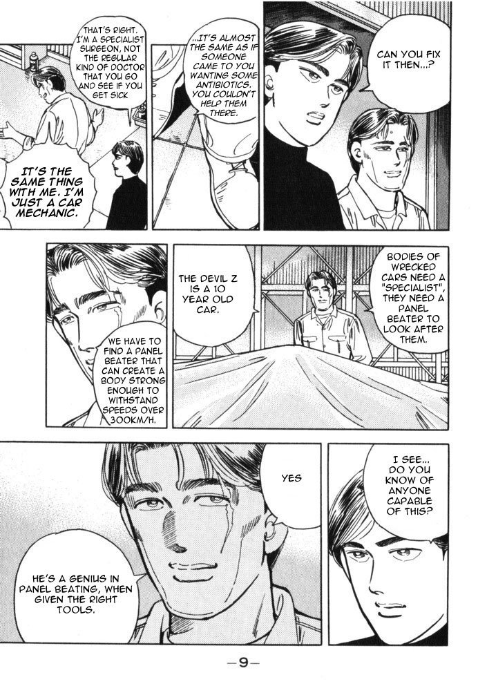 Wangan Midnight Chapter 35.2 page 9 - Chapter 35 v2 : Series 11 - Setup ①