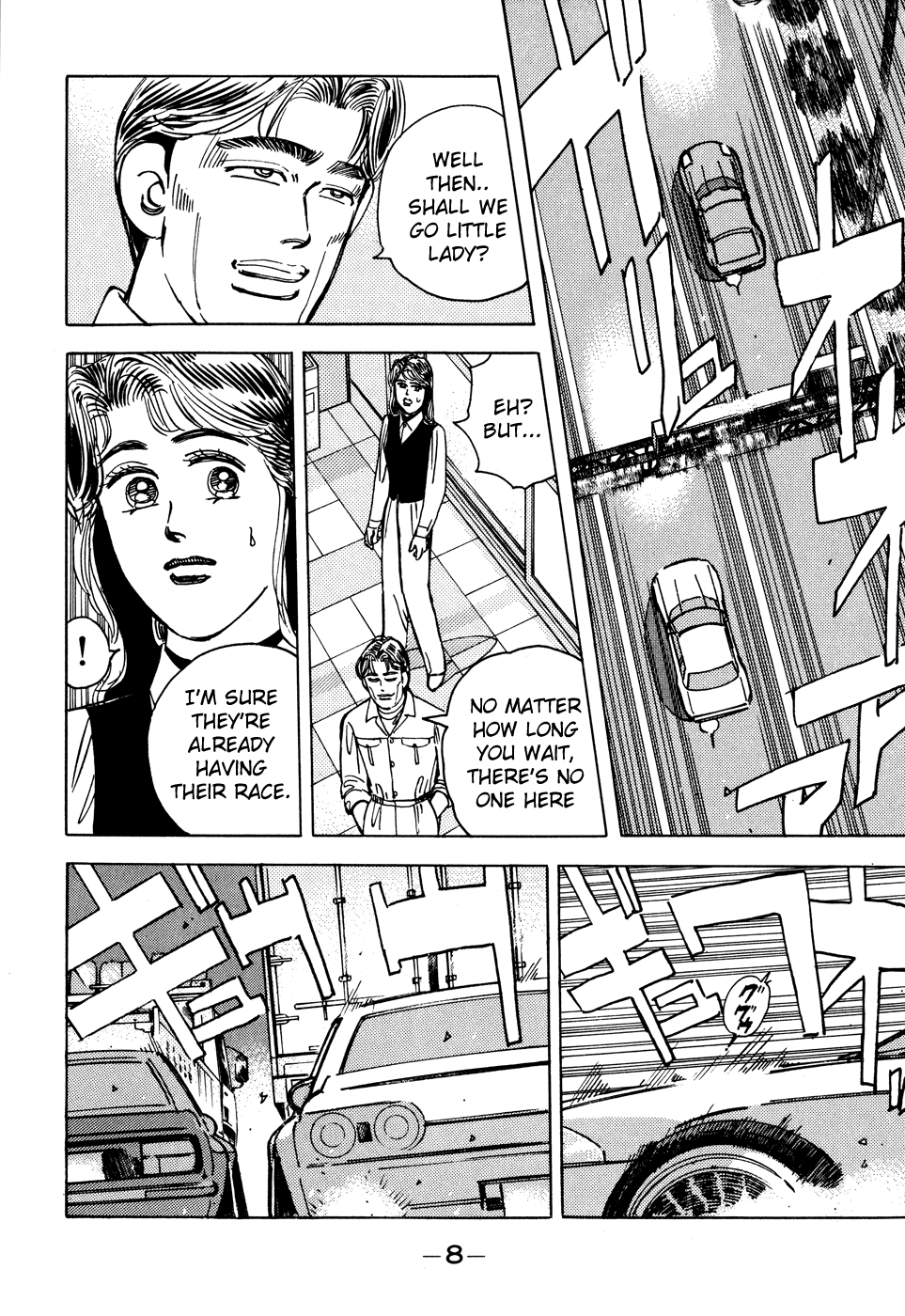 Wangan Midnight Chapter 46.2 page 8 - Chapter 46 v2 : Series 14 - Dog Fight II ①