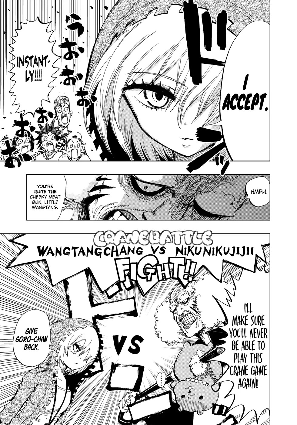 Wangtangchang the Yurutto Hunter Chapter 2.1 page 14 - Chapter 2.1: A Barbeque Battle Filled with ResentMEAT!!