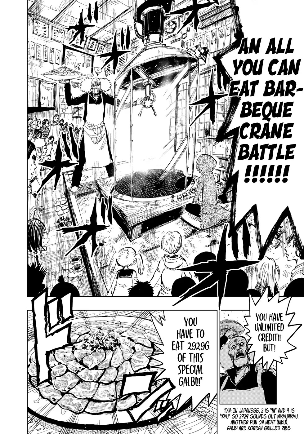 Wangtangchang the Yurutto Hunter Chapter 2.1 page 15 - Chapter 2.1: A Barbeque Battle Filled with ResentMEAT!!