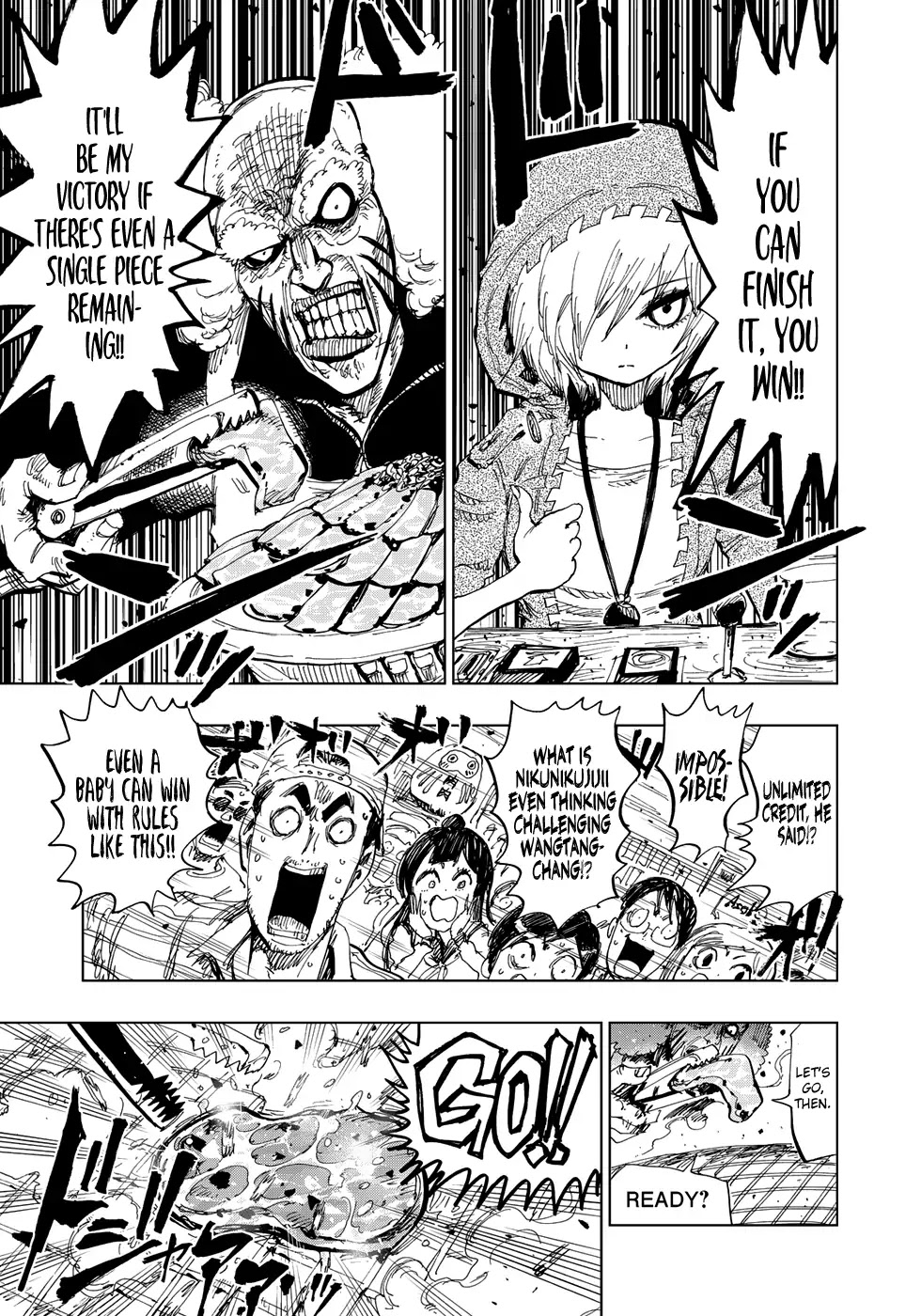 Wangtangchang the Yurutto Hunter Chapter 2.1 page 16 - Chapter 2.1: A Barbeque Battle Filled with ResentMEAT!!