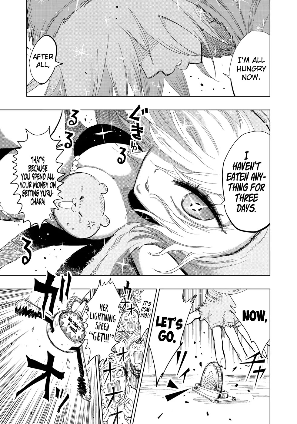 Wangtangchang the Yurutto Hunter Chapter 2.2 page 11 - Chapter 2.2: A Barbeque Battle Filled with ResentMEAT!! (Part 2)