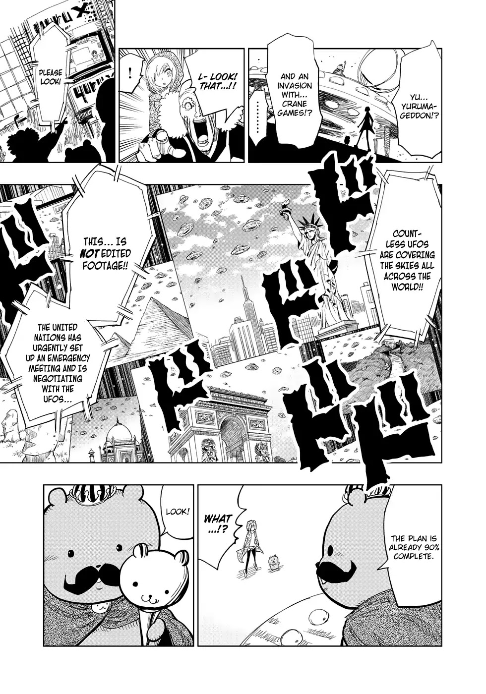 Wangtangchang the Yurutto Hunter Chapter 5.2 page 1 - Chapter 5.2: End of the World: Yurumageddon and The Return of The Prince (Part 2)