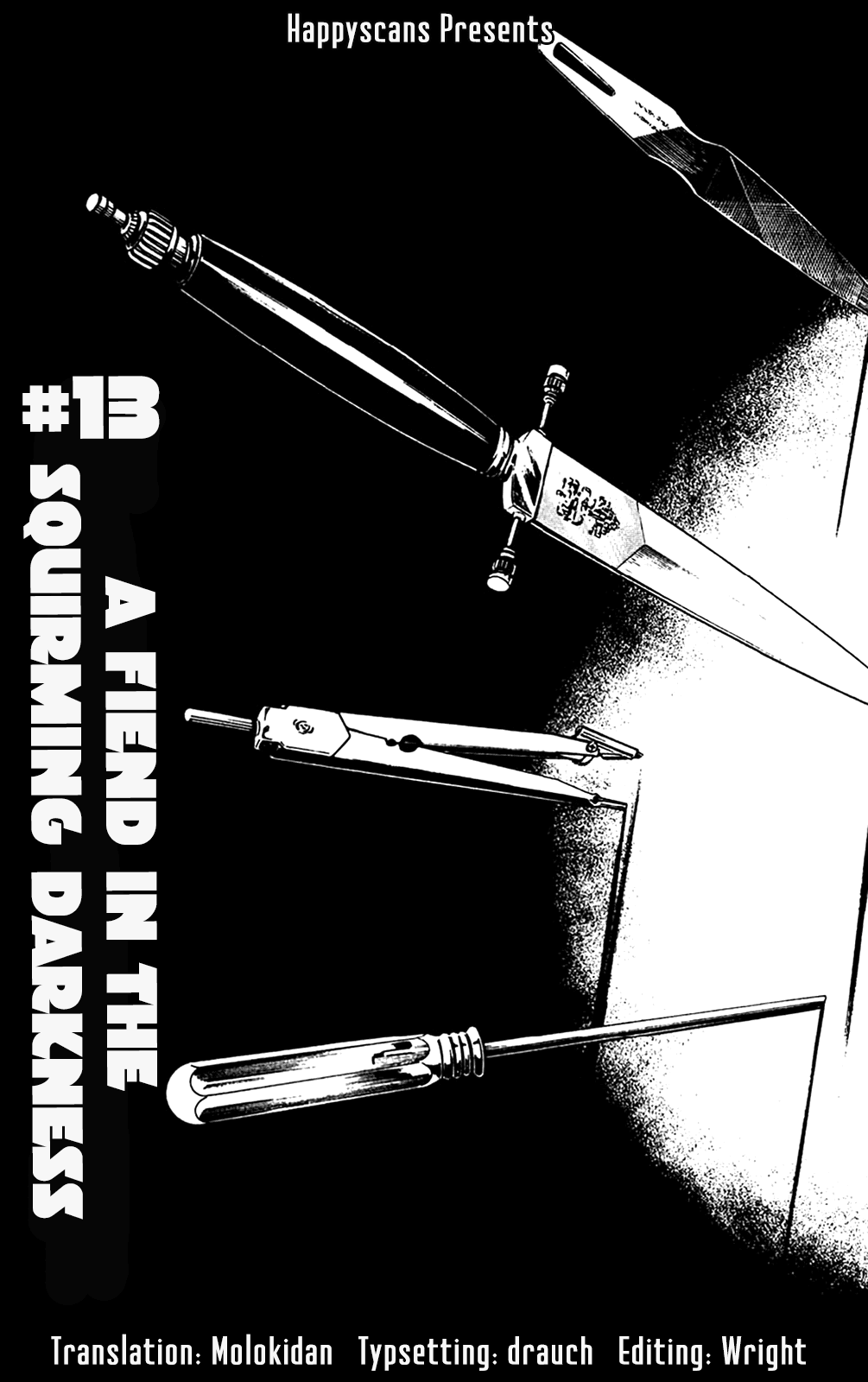 Wani Bunsho Chapter 13.1 page 1 - Chapter 13.1: A Fiend in the Squirming Darkness
