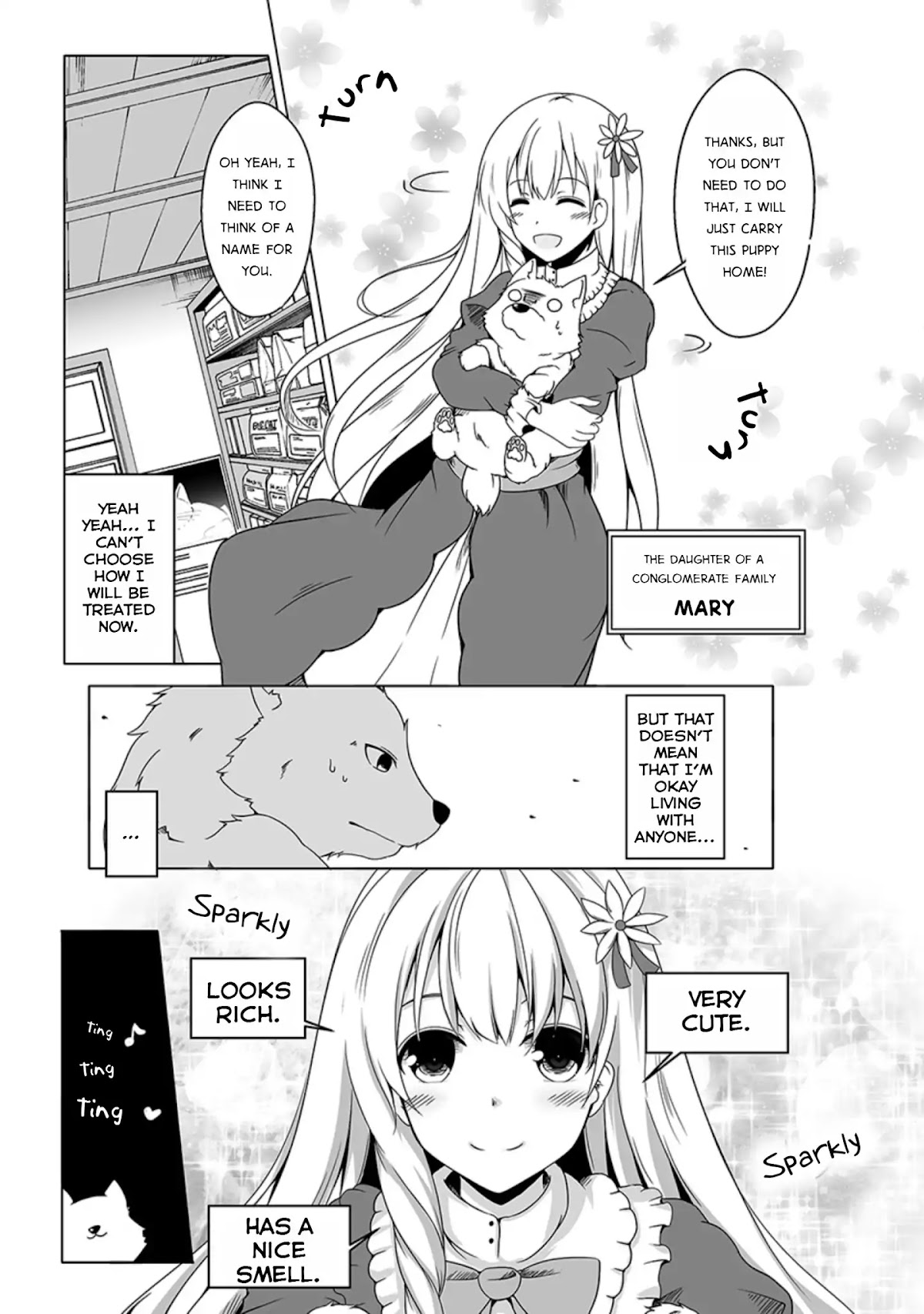 Wanwan Monogatari ~Kanemochi no Inu n shite to wa Itta ga, Fenrir ni shiro to wa Itte nee!~ Chapter 1 page 8 - Chapter 1