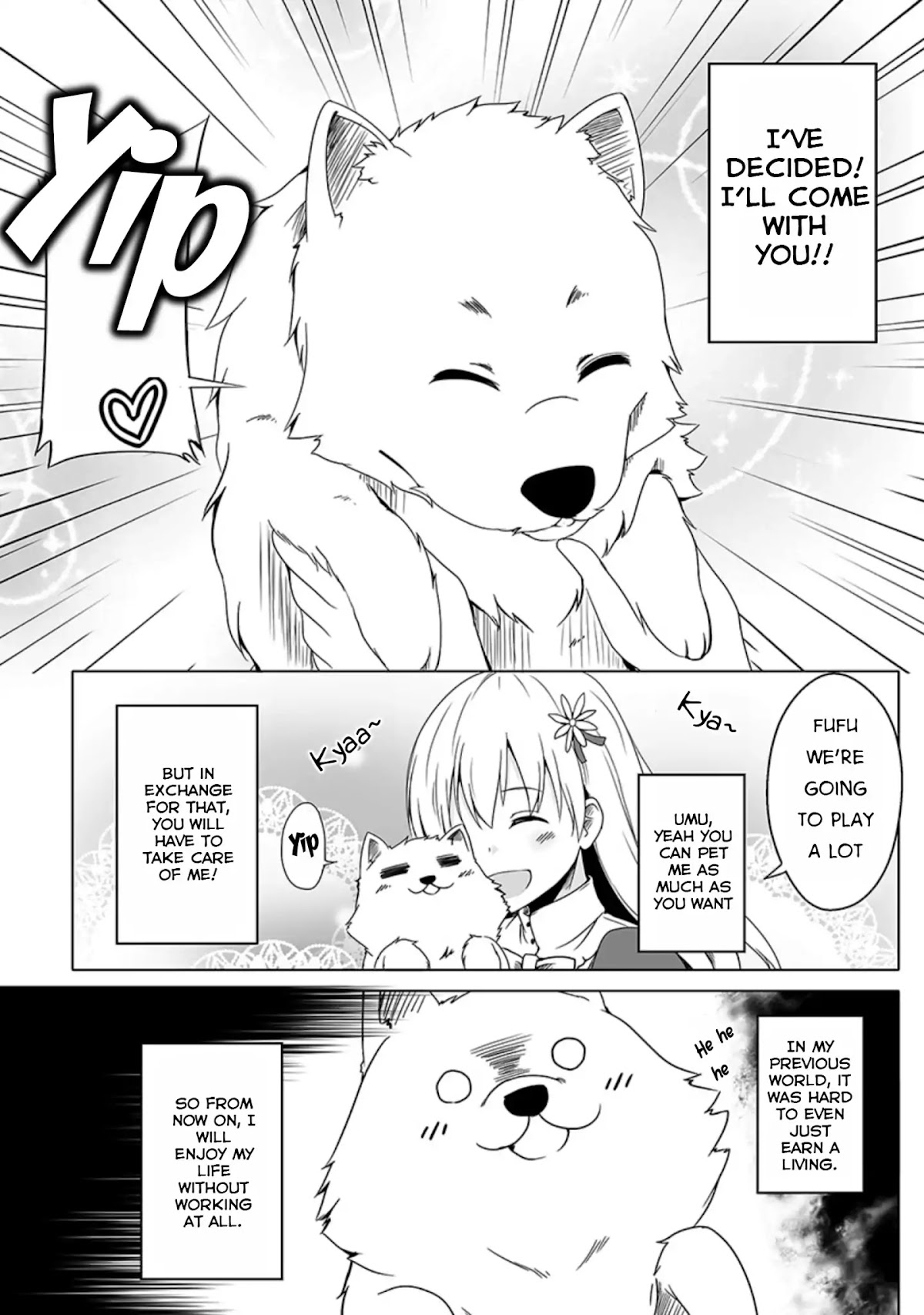 Wanwan Monogatari ~Kanemochi no Inu n shite to wa Itta ga, Fenrir ni shiro to wa Itte nee!~ Chapter 1 page 9 - Chapter 1