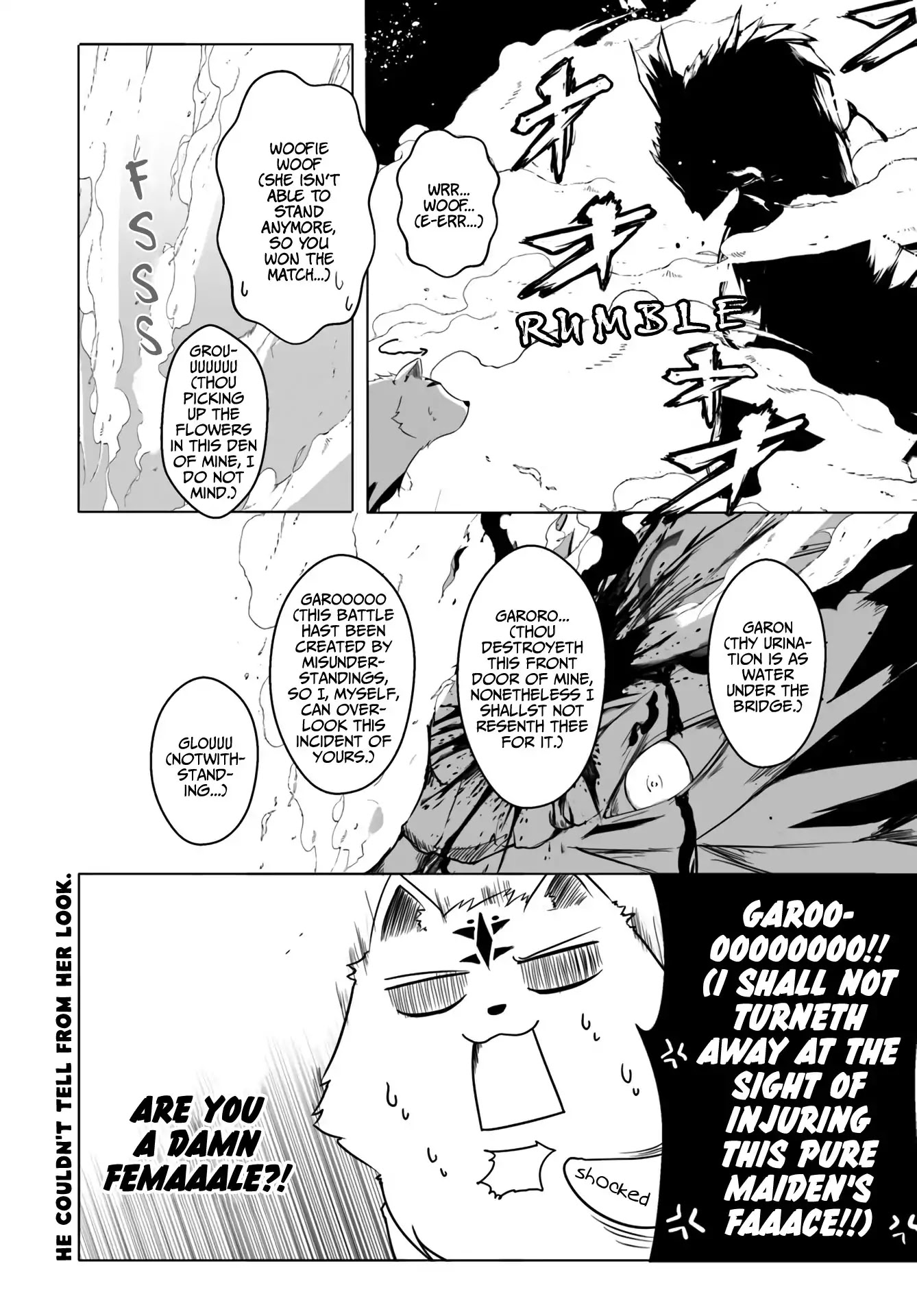 Wanwan Monogatari ~Kanemochi no Inu n shite to wa Itta ga, Fenrir ni shiro to wa Itte nee!~ Chapter 12.1 page 18 - Chapter 12.1