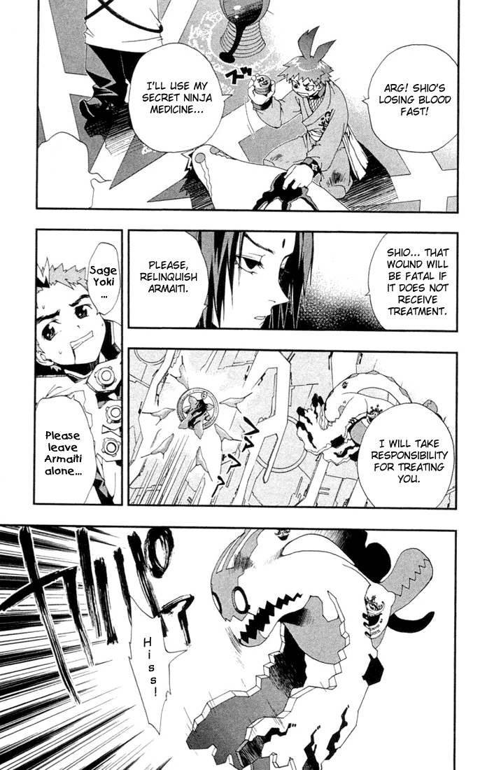 Waq Waq Chapter 23.2 page 10 - Chapter 23 v2 : Intense Battle! Shio Vs. Yoki