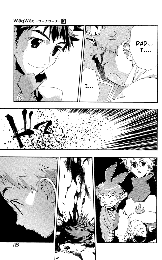 Waq Waq Chapter 23.2 page 4 - Chapter 23 v2 : Intense Battle! Shio Vs. Yoki