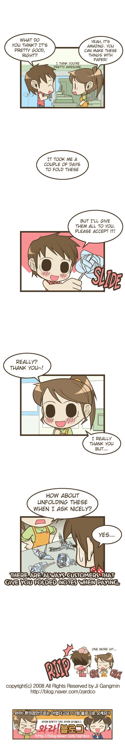 Wara! Pyunuijum Chapter 29 page 2 - Chapter 29: Origami