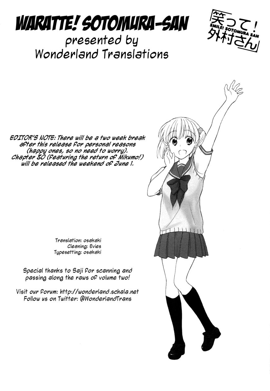 Waratte! Sotomura-san Chapter 29 page 7 - Chapter 29