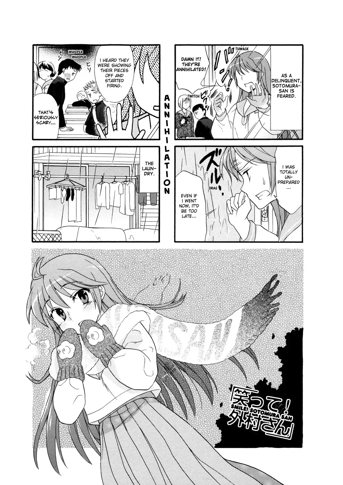 Waratte! Sotomura-san Chapter 6 page 1 - Chapter 6
