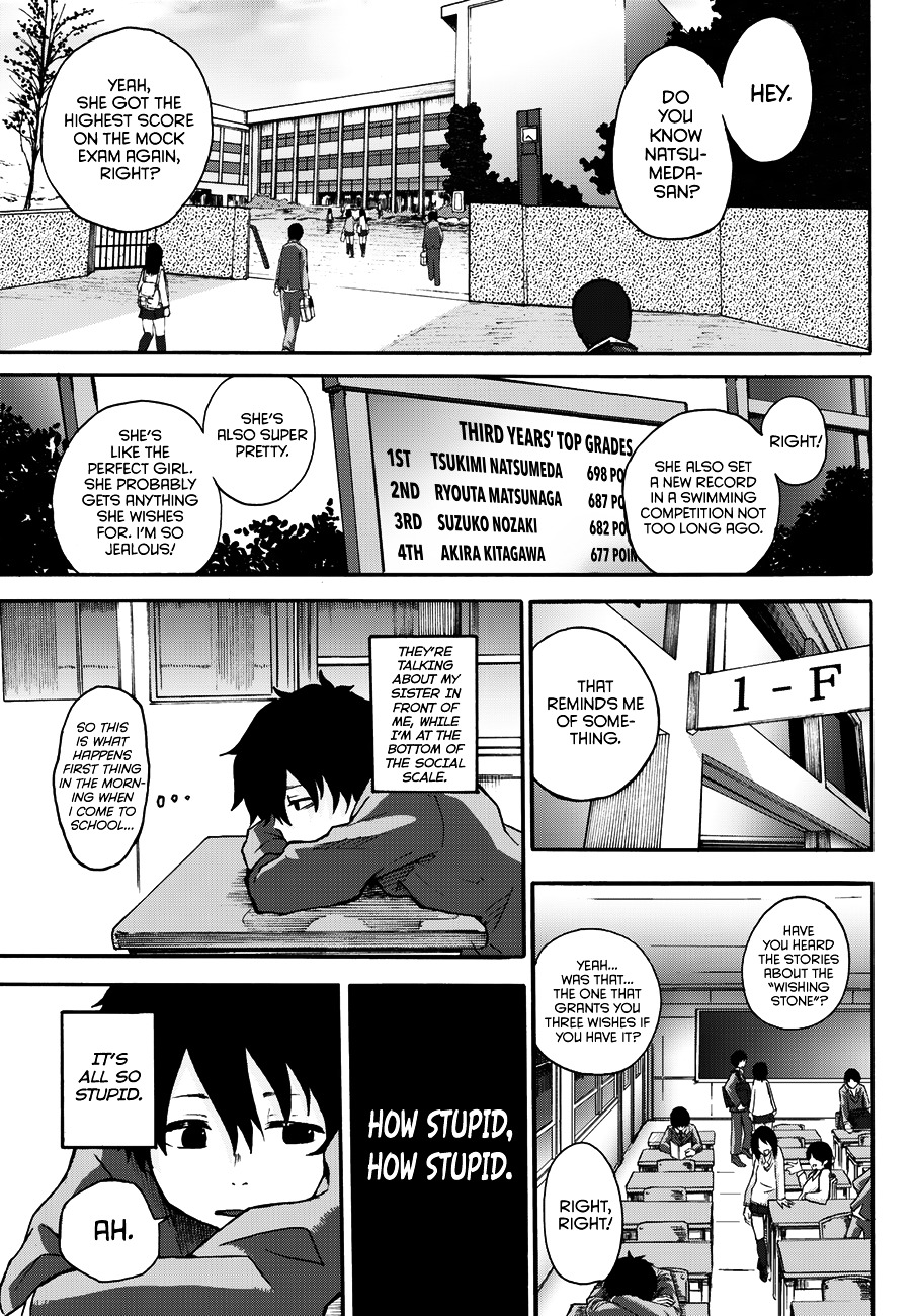 Warau Ishi Chapter 1 page 9 - Chapter 1 : ''The Wishing Stone''