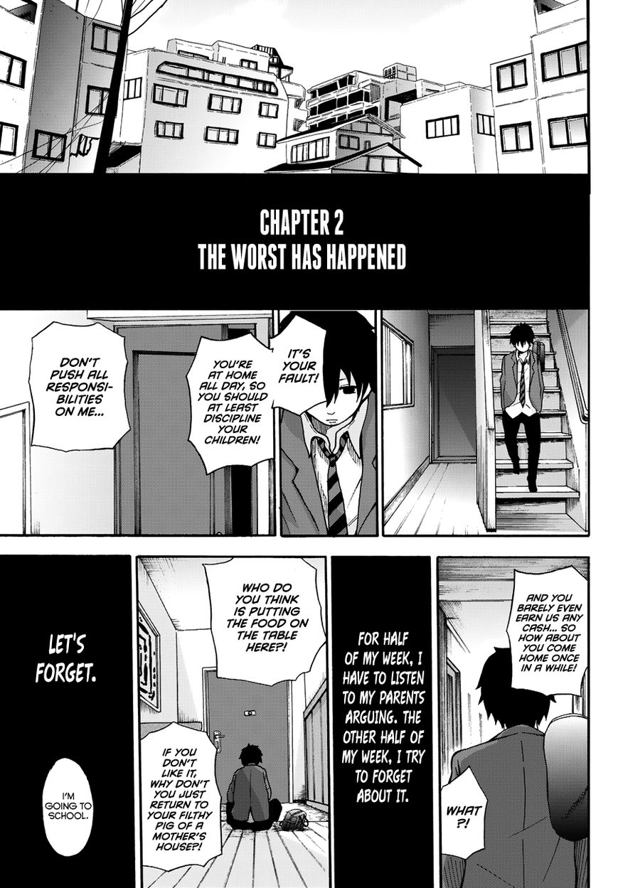 Warau Ishi Chapter 2 page 5 - Chapter 2 : The worst has happened