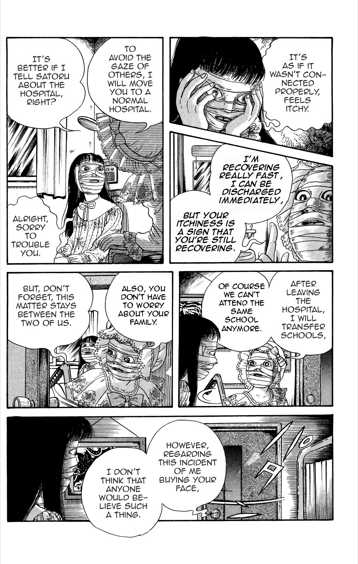 Warau Nikumen Chapter 1 page 21 - Chapter 1: Laughing Flesh Face (New version)