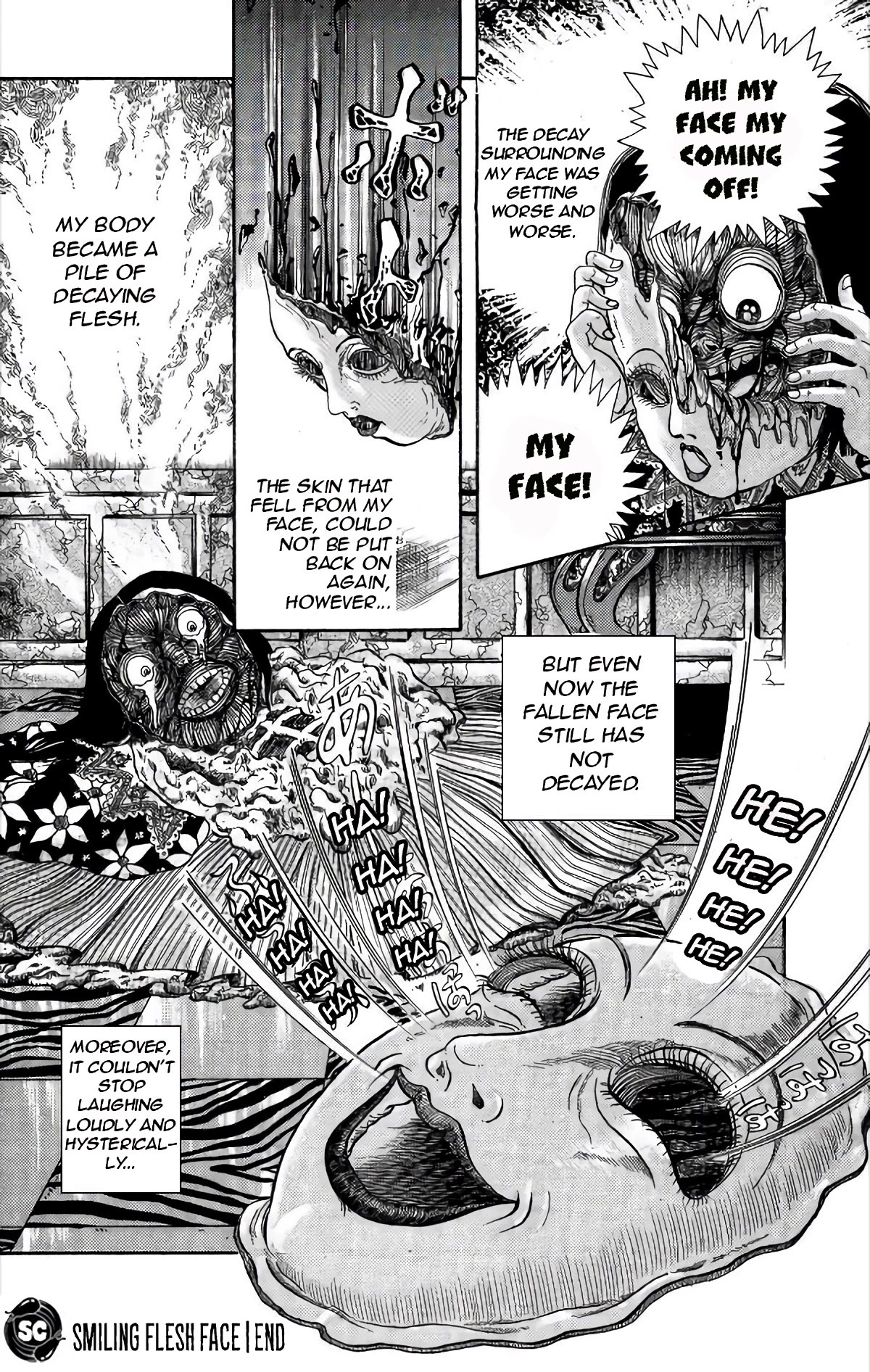 Warau Nikumen Chapter 1 page 39 - Chapter 1: Laughing Flesh Face (New version)