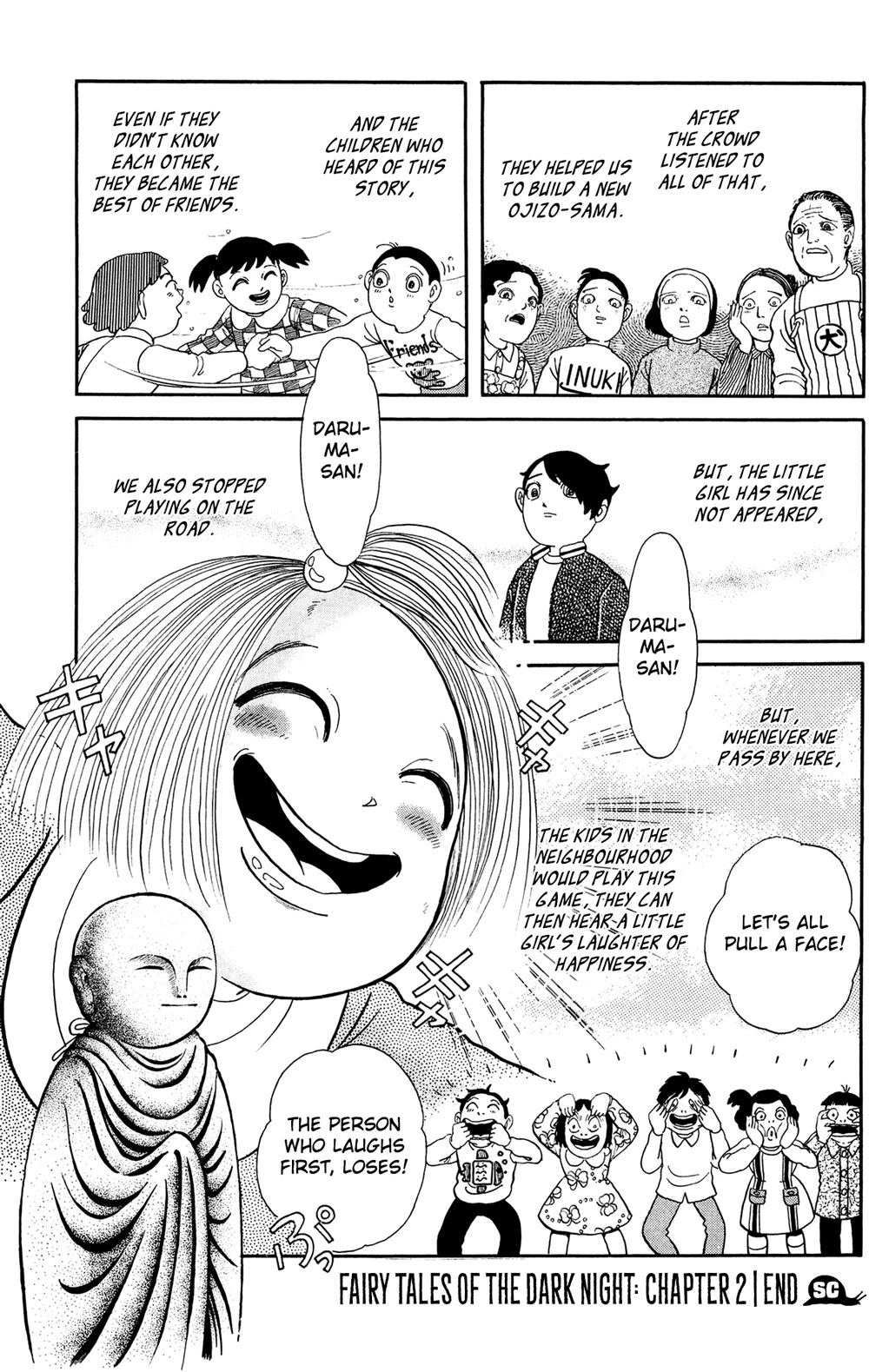 Warau Nikumen Chapter 4.2 page 18 - Chapter 4.2: Fairy Tales of the Dark Night: Daruma-san Smiled