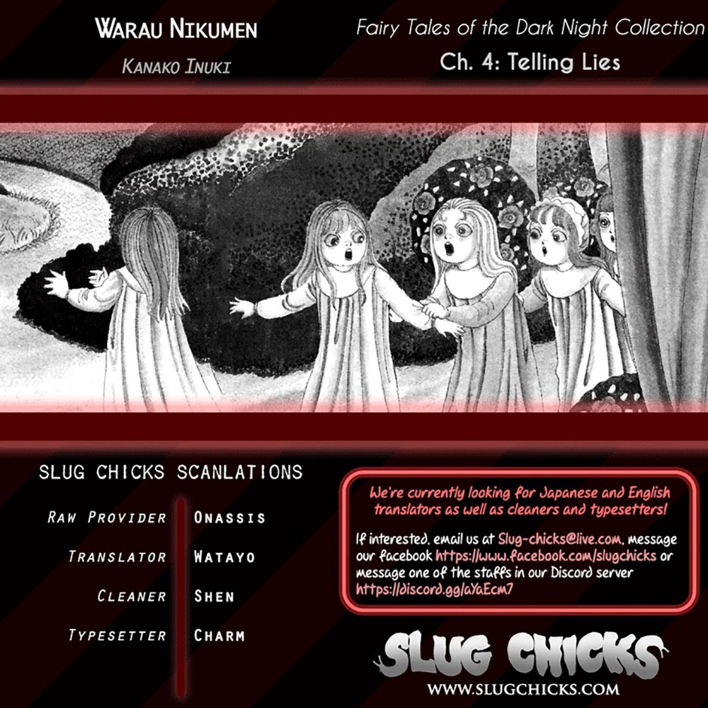 Warau Nikumen Chapter 4.4 page 24 - Chapter 4.4: Fairy Tales of the Dark Night: Telling Lies [END]