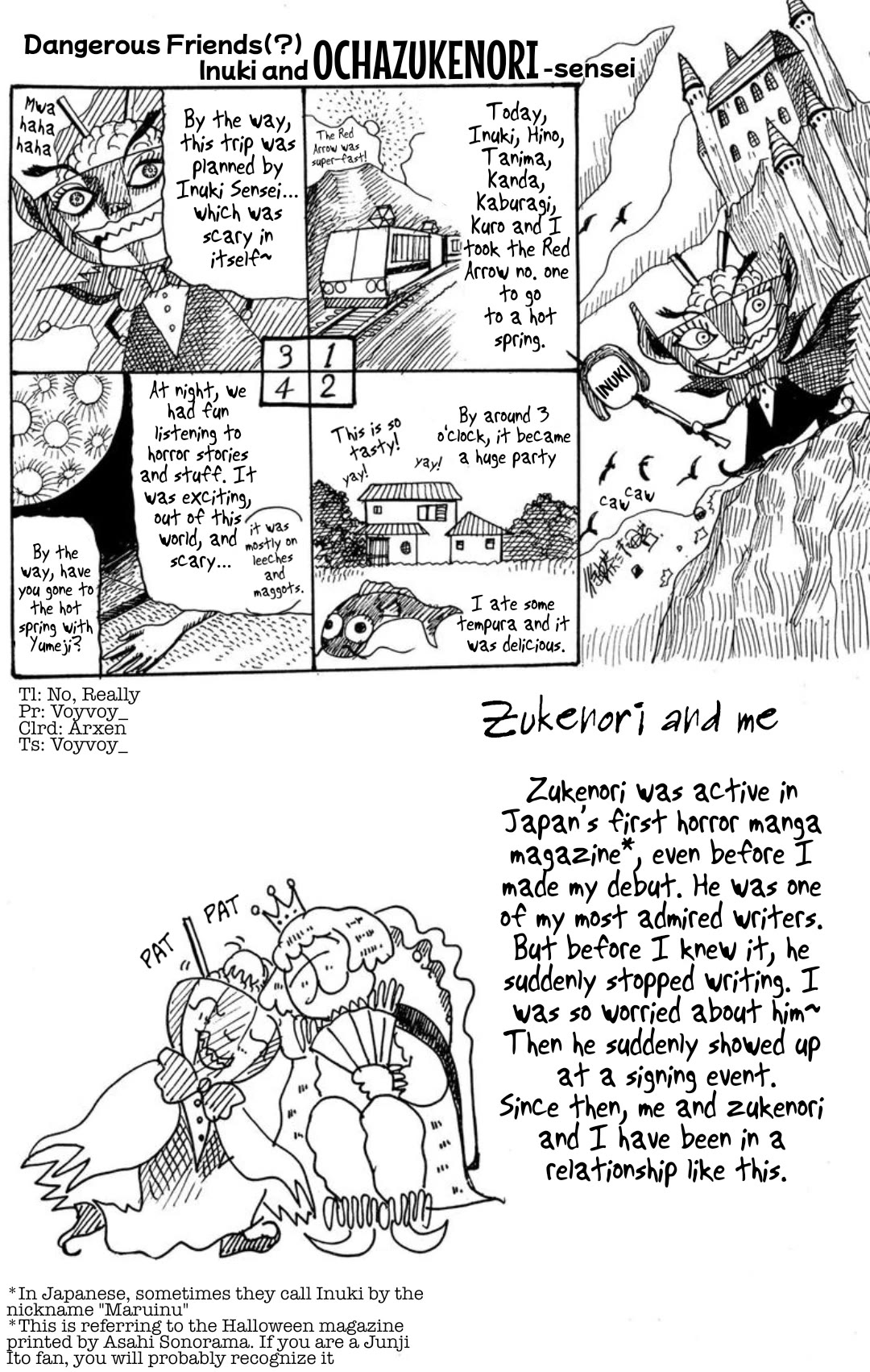 Warau Nikumen Chapter 4.5 page 2 - Chapter 4.5: Kanako Inuki Bonus Special: Going to Inu Hot Spring