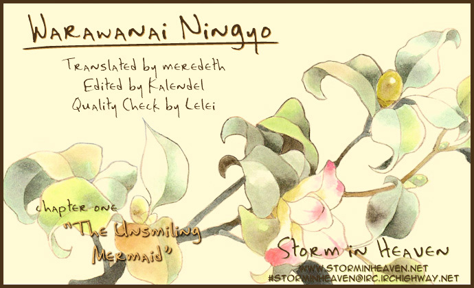 Warawanai Ningyo Chapter 1 page 1 - Chapter 1 : The Unsmiling Mermaid