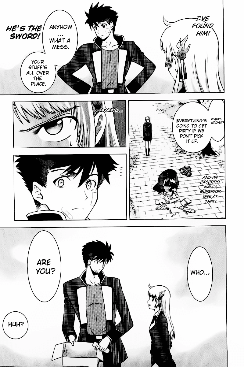 Ware wa Ken-ou!! Chapter 1 page 20 - Chapter 1: Versus the Bearer of Flames