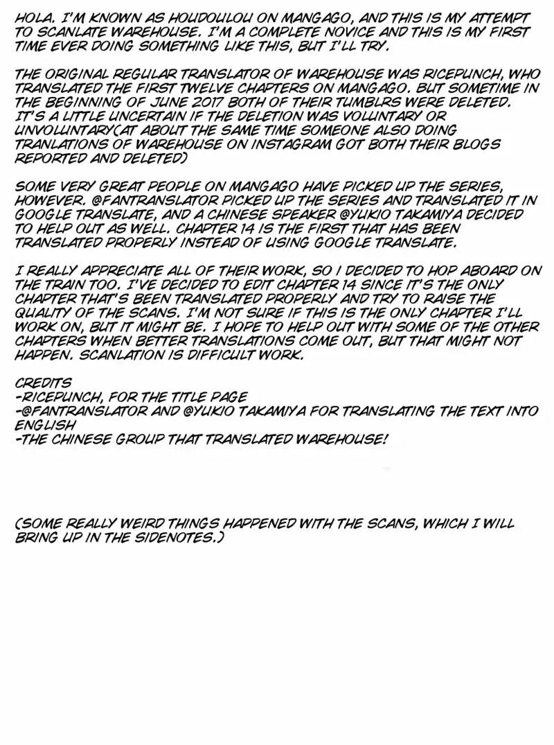 Warehouse Chapter 14 page 2 - Chapter 14