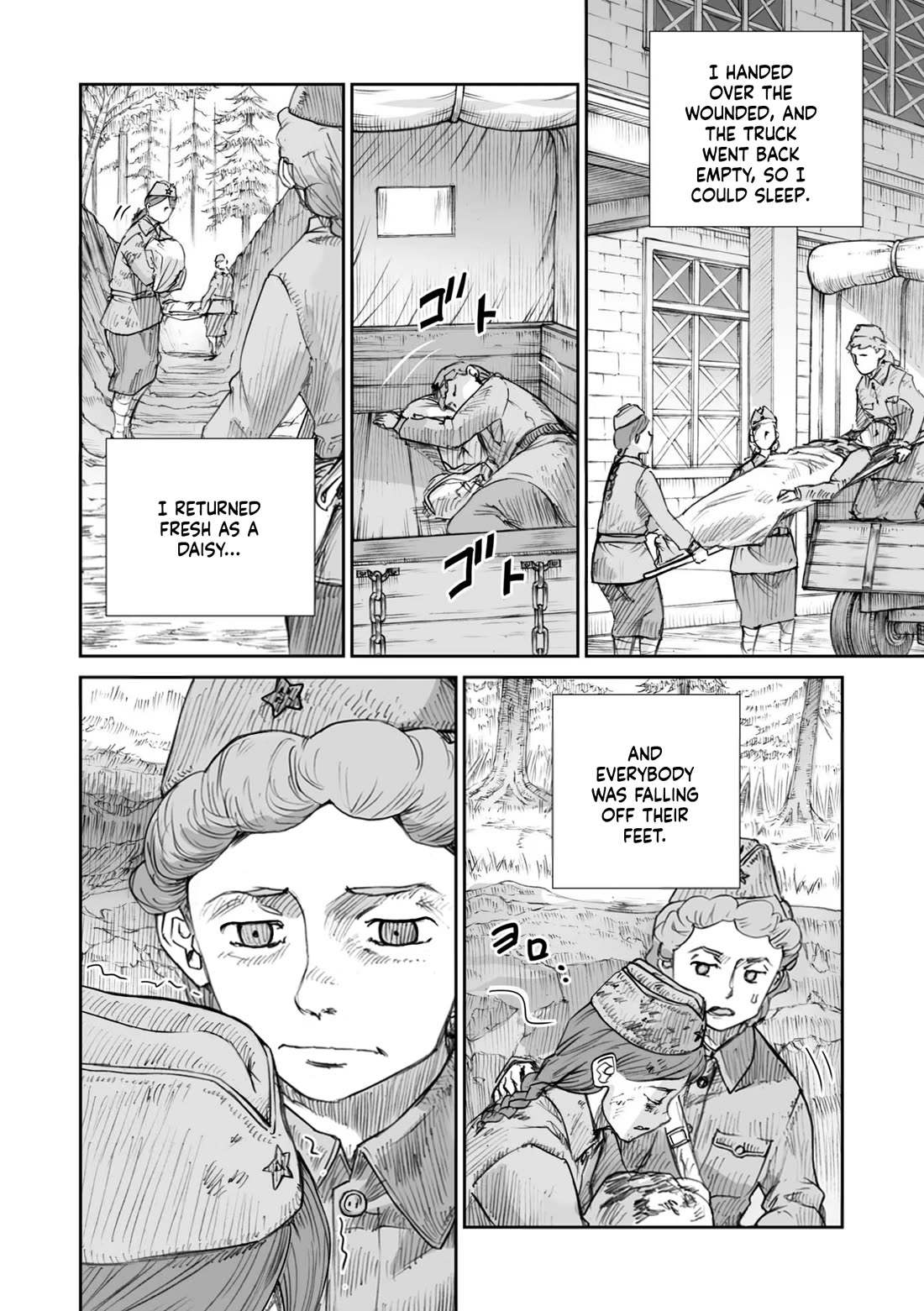 War's Unwomanly Face Chapter 22.2 page 4 - Chapter 22.2: The Story of Sergeant Major, Scout: Albina Alexandrovna Gantimurova - Part 2