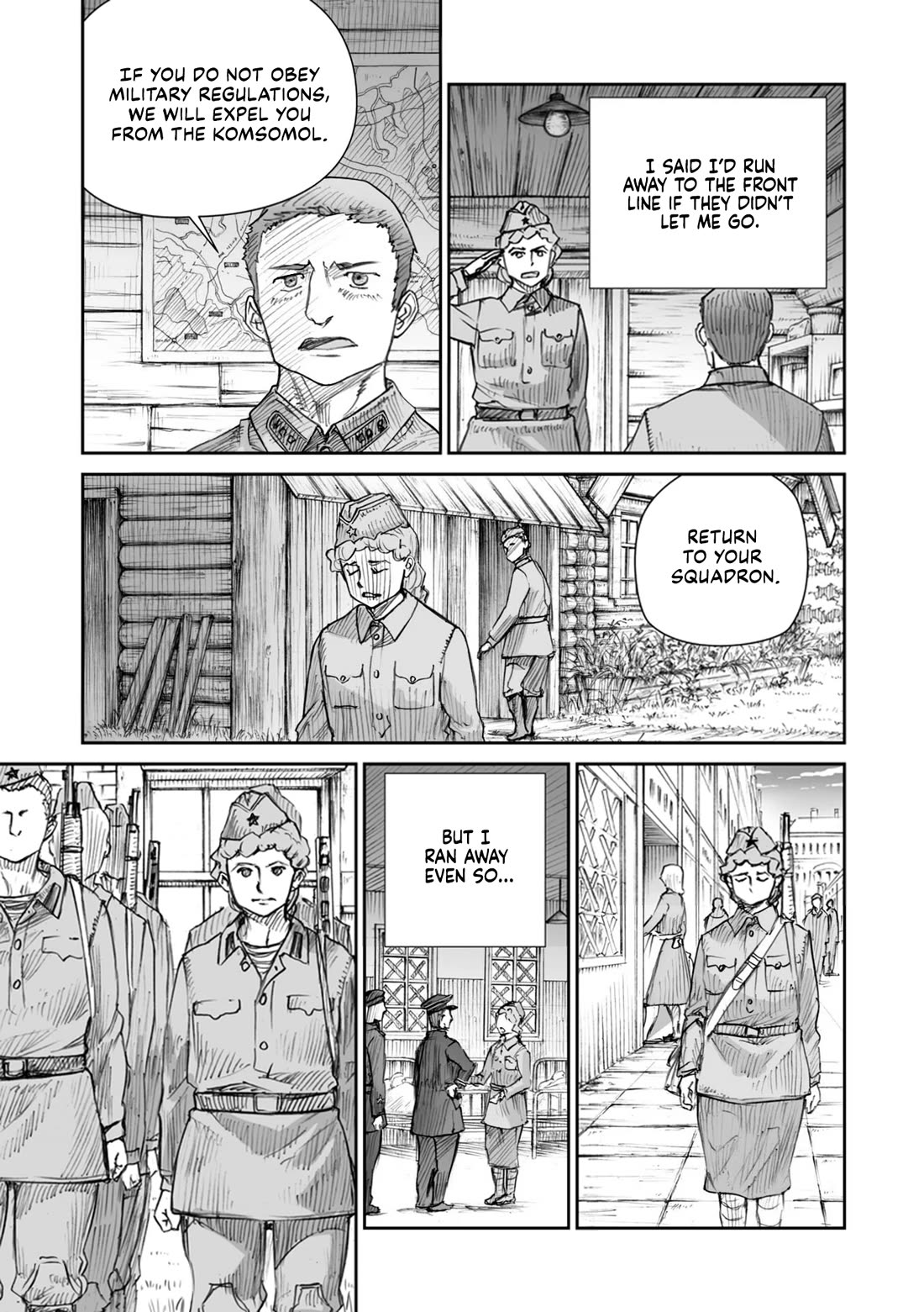 War's Unwomanly Face Chapter 22.2 page 7 - Chapter 22.2: The Story of Sergeant Major, Scout: Albina Alexandrovna Gantimurova - Part 2