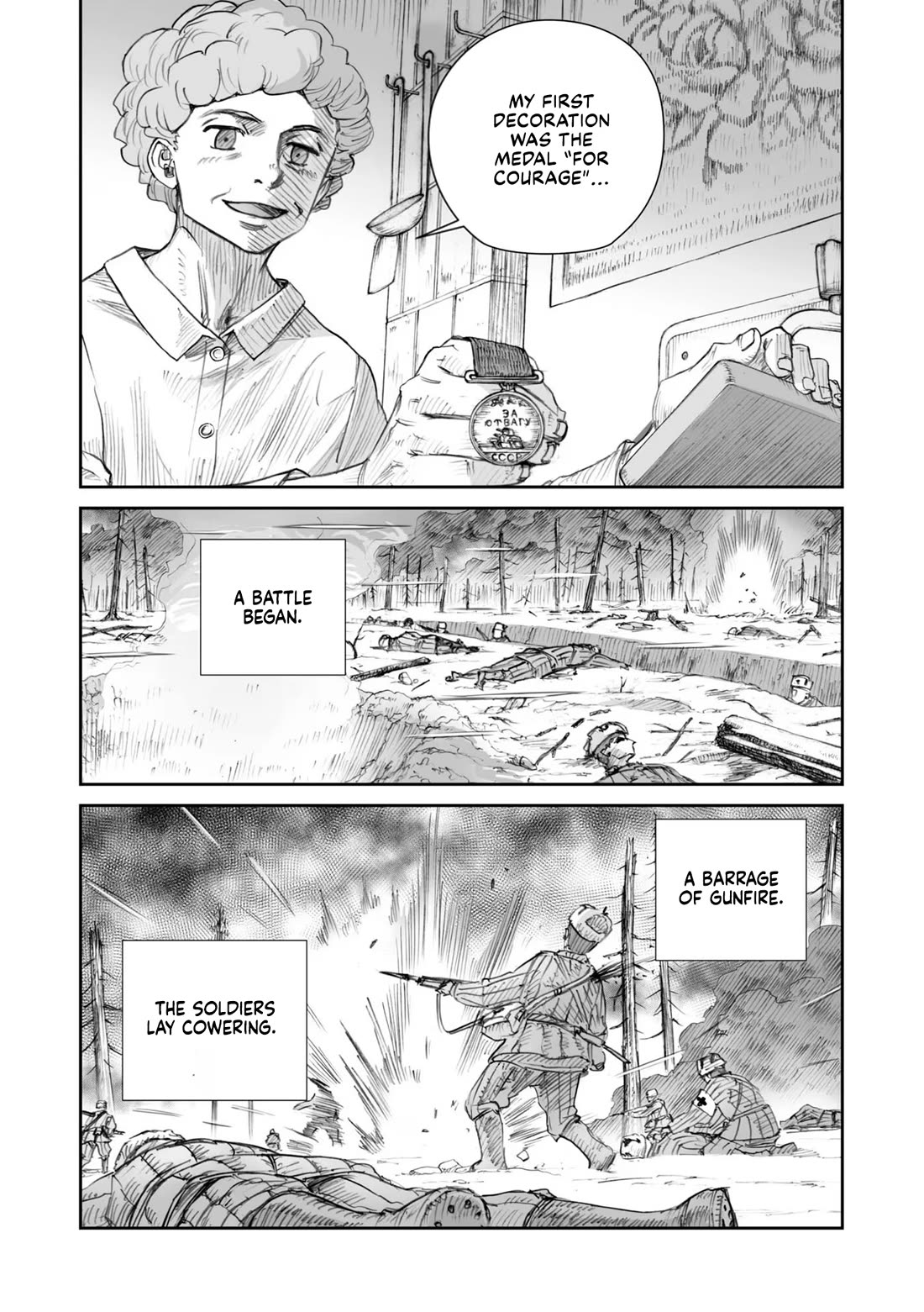 War's Unwomanly Face Chapter 22.2 page 8 - Chapter 22.2: The Story of Sergeant Major, Scout: Albina Alexandrovna Gantimurova - Part 2