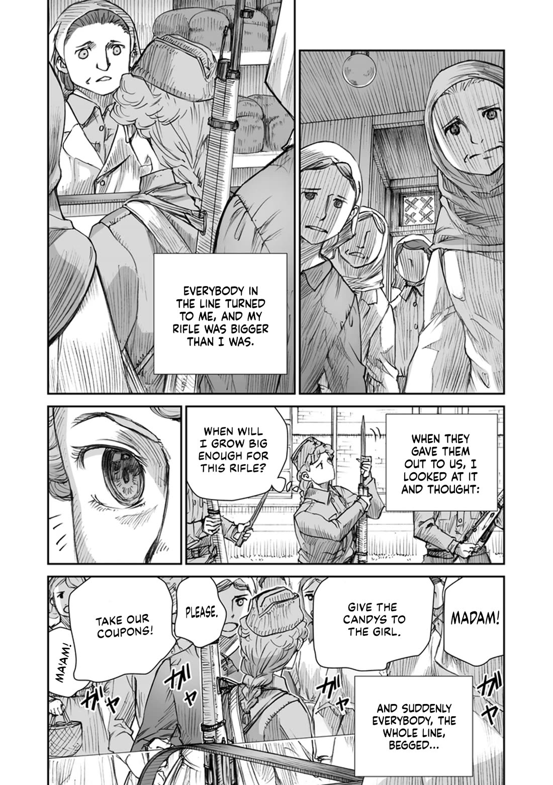 War's Unwomanly Face Chapter 22 page 12 - Chapter 22: The Story of Sergeant Major, Scout: Albina Alexandrovna Gantimurova - Part 1