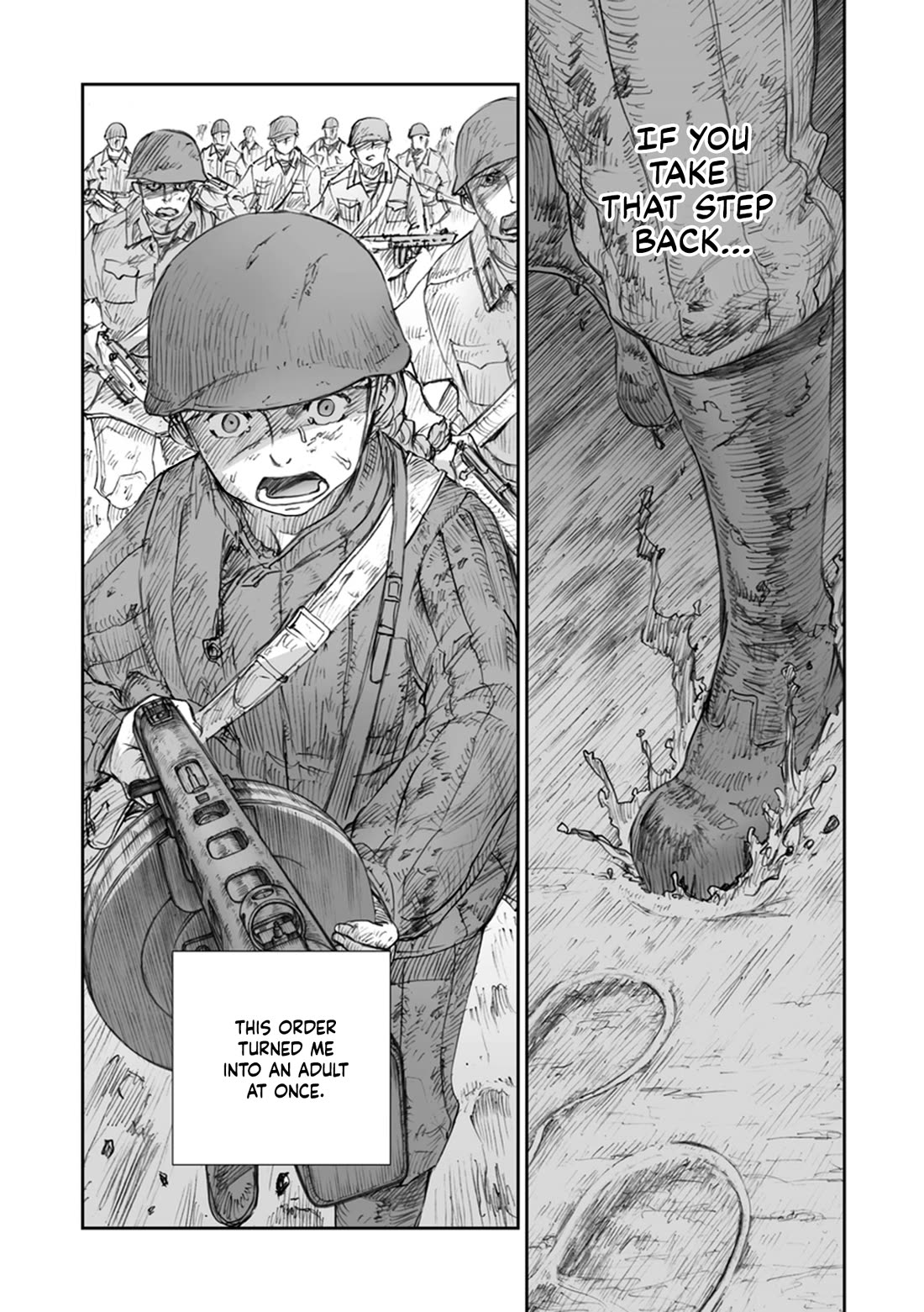 War's Unwomanly Face Chapter 22 page 21 - Chapter 22: The Story of Sergeant Major, Scout: Albina Alexandrovna Gantimurova - Part 1
