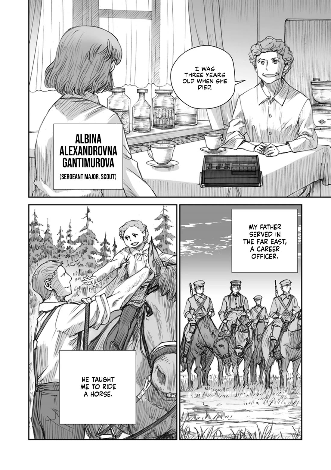 War's Unwomanly Face Chapter 22 page 4 - Chapter 22: The Story of Sergeant Major, Scout: Albina Alexandrovna Gantimurova - Part 1