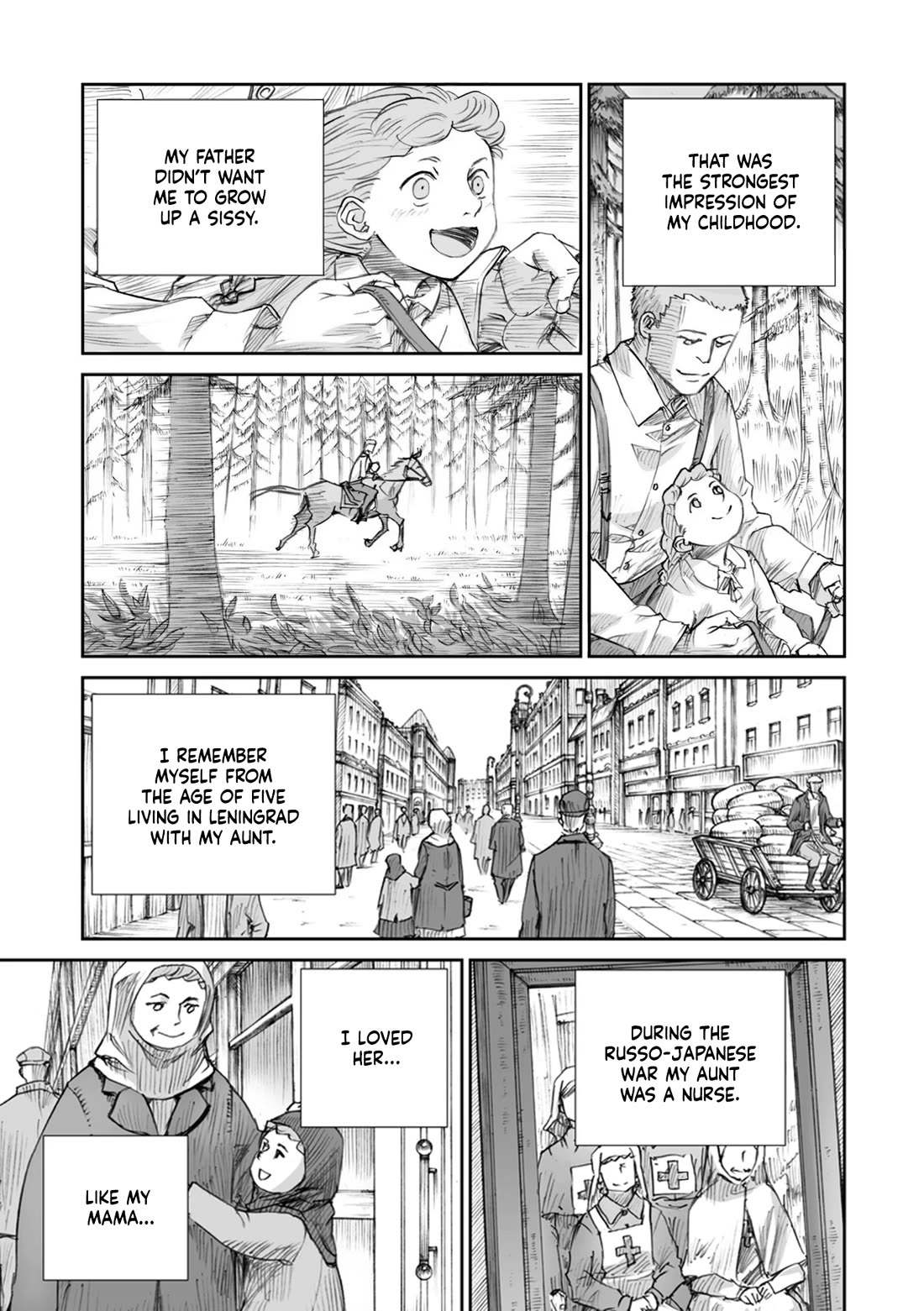 War's Unwomanly Face Chapter 22 page 5 - Chapter 22: The Story of Sergeant Major, Scout: Albina Alexandrovna Gantimurova - Part 1
