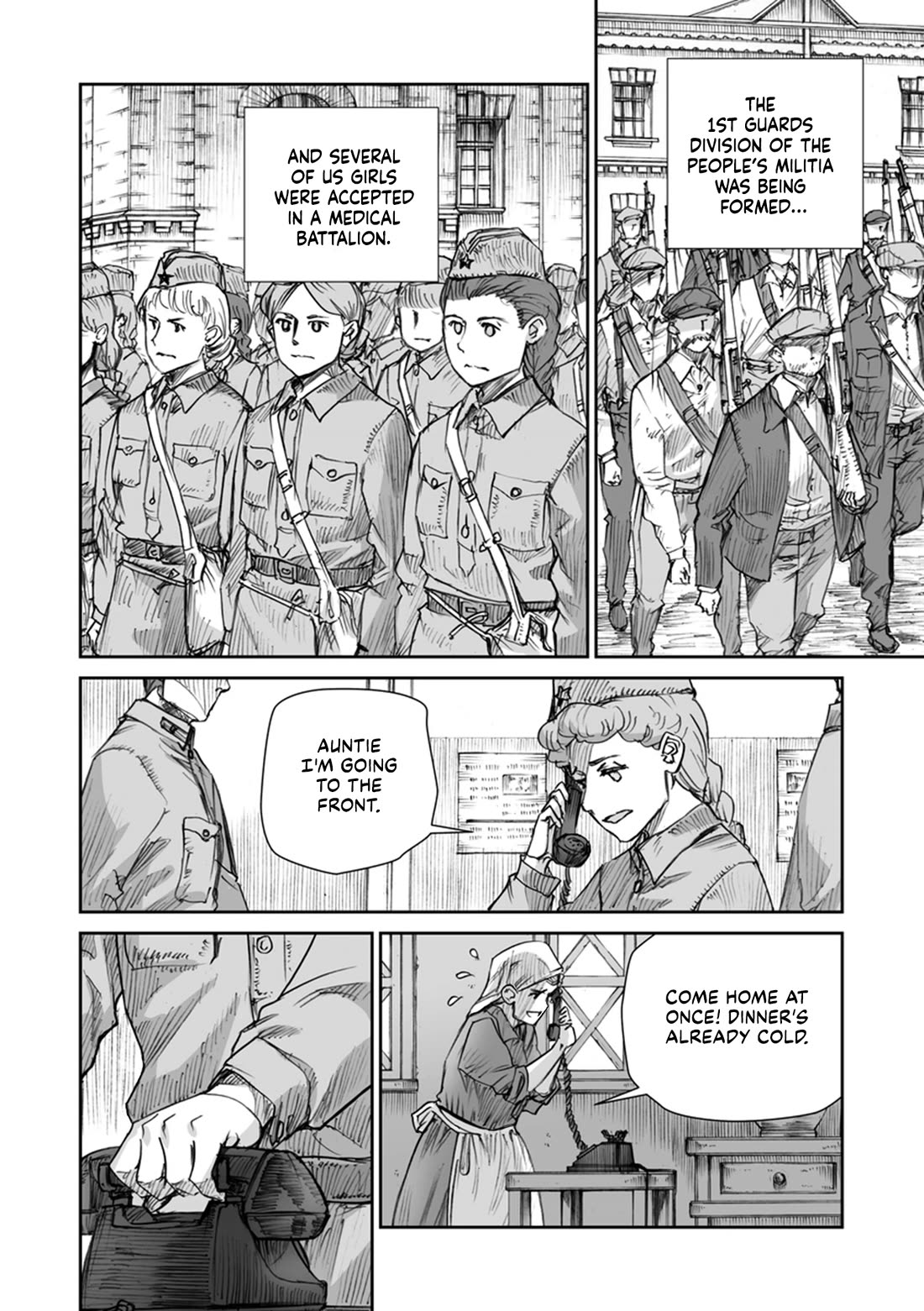 War's Unwomanly Face Chapter 22 page 8 - Chapter 22: The Story of Sergeant Major, Scout: Albina Alexandrovna Gantimurova - Part 1