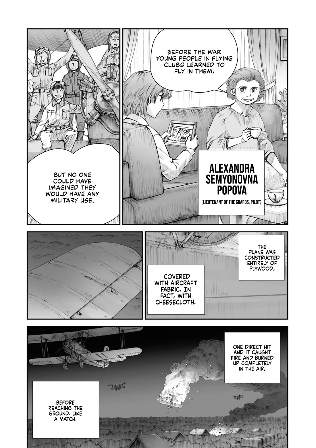 War's Unwomanly Face Chapter 25 page 4 - Chapter 25: The Story of Lieutenant of the Guards, Pilot: Alexandra Semyonovna Popova