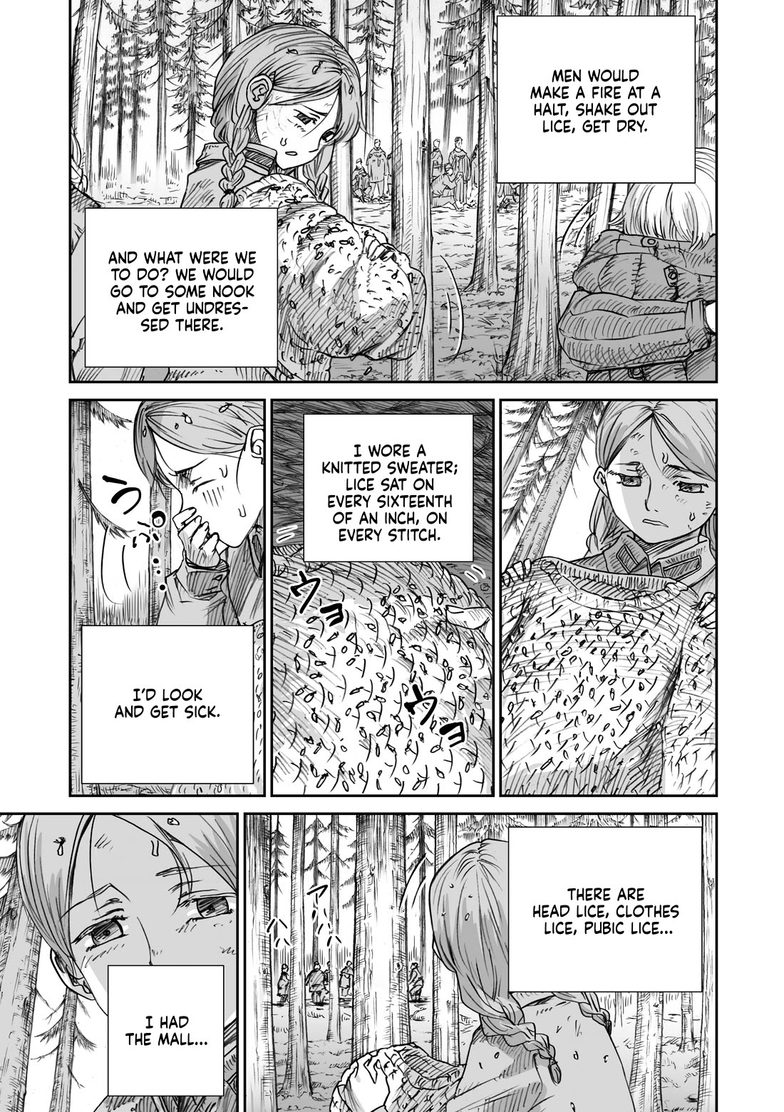War's Unwomanly Face Chapter 26.2 page 13 - Chapter 26.2: They needed soldiers... But we also wanted to be beautiful... - Part 2