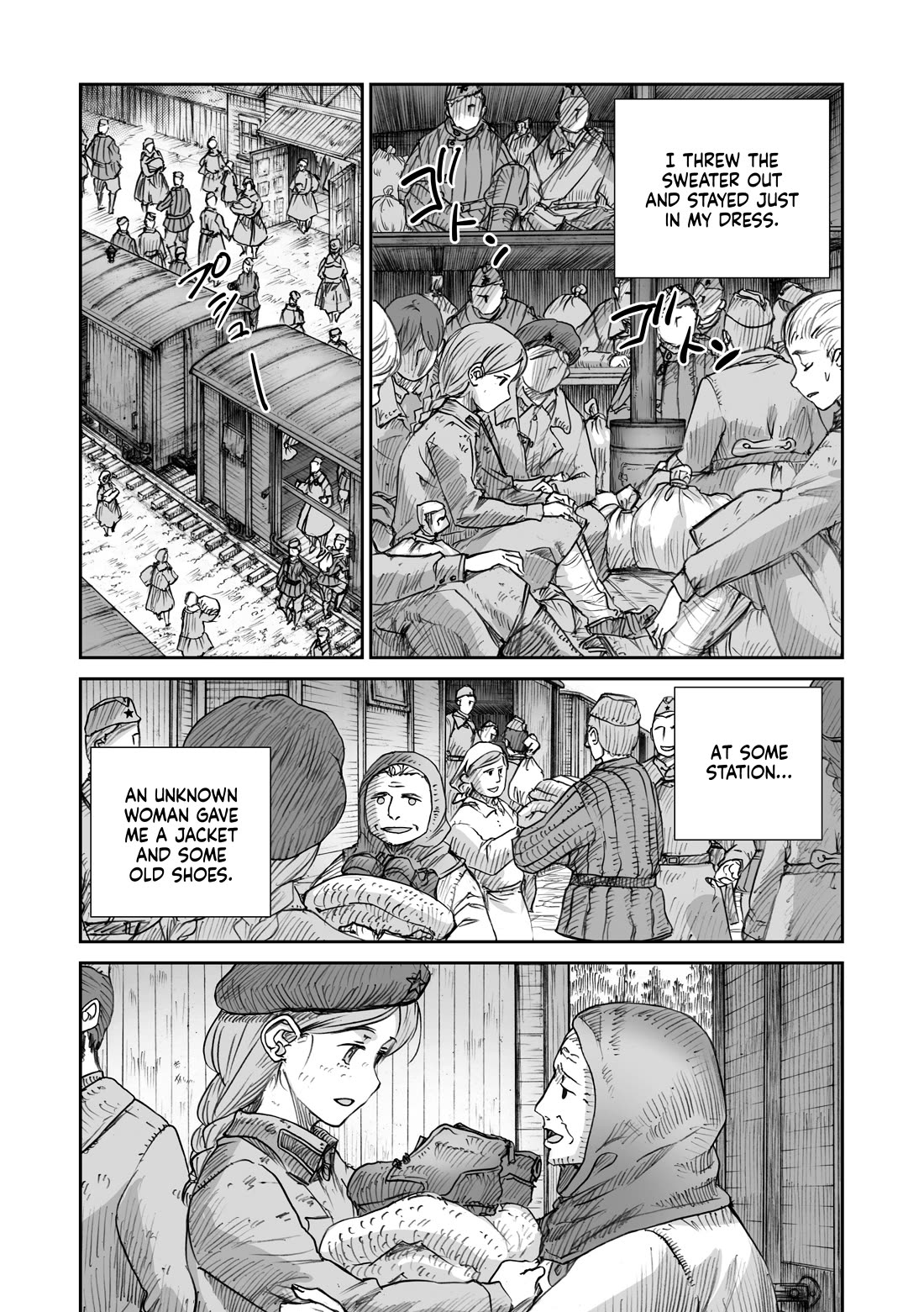 War's Unwomanly Face Chapter 26.2 page 14 - Chapter 26.2: They needed soldiers... But we also wanted to be beautiful... - Part 2