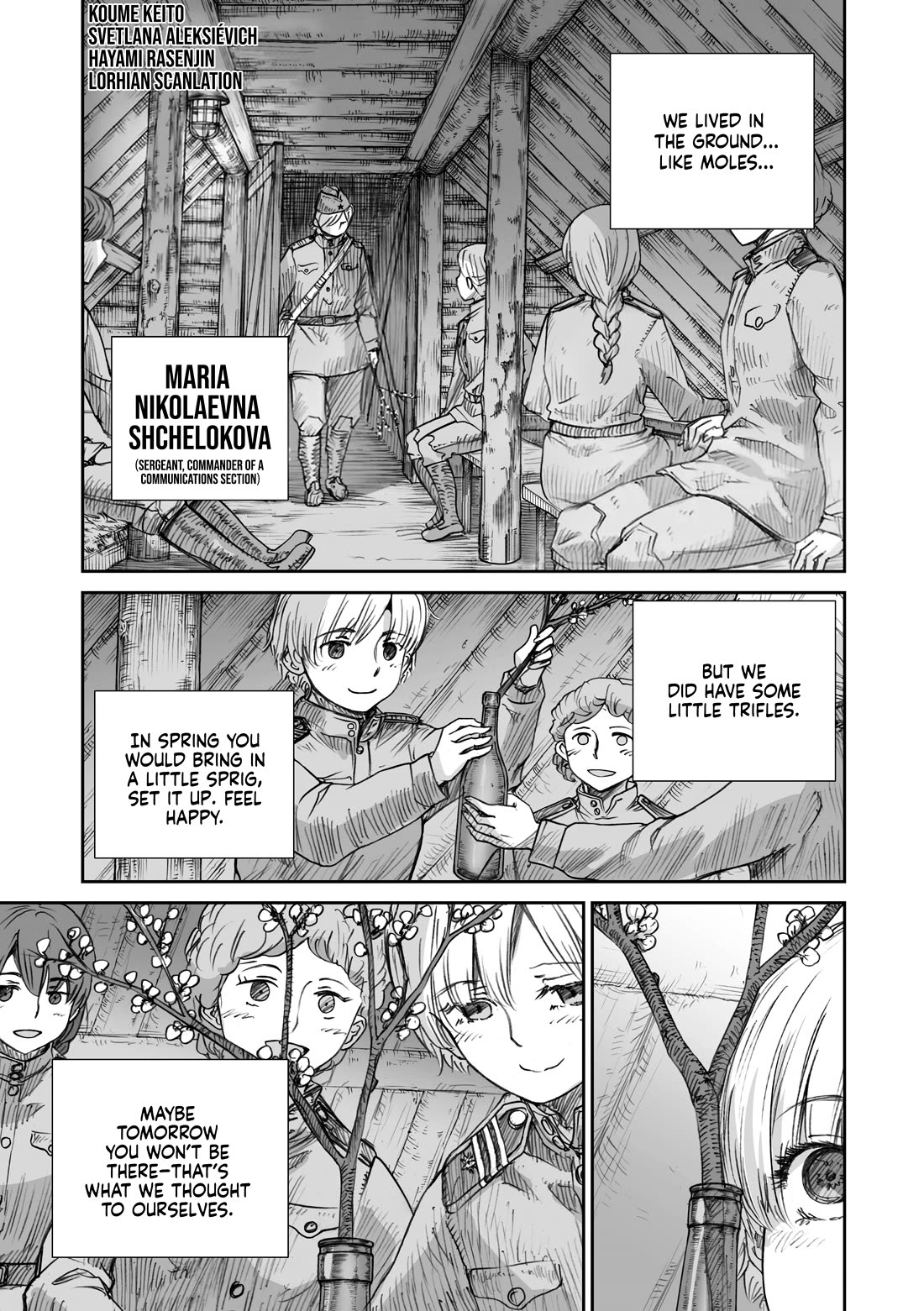 War's Unwomanly Face Chapter 26.2 page 3 - Chapter 26.2: They needed soldiers... But we also wanted to be beautiful... - Part 2