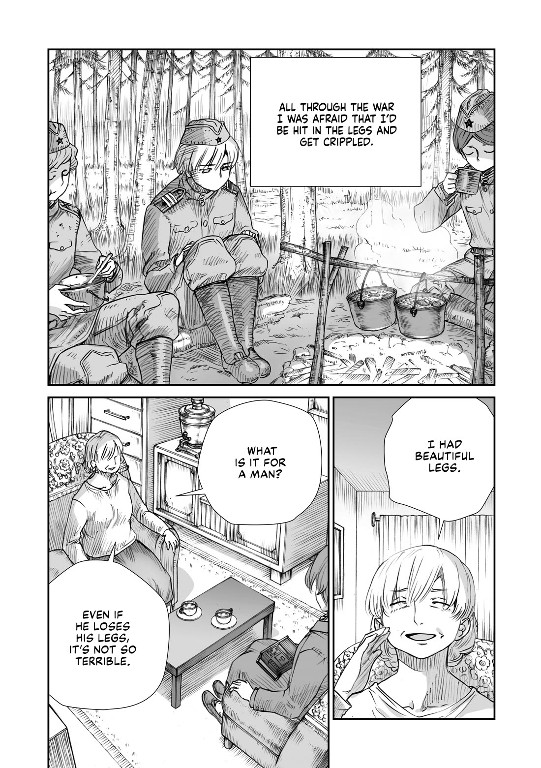 War's Unwomanly Face Chapter 26.2 page 9 - Chapter 26.2: They needed soldiers... But we also wanted to be beautiful... - Part 2