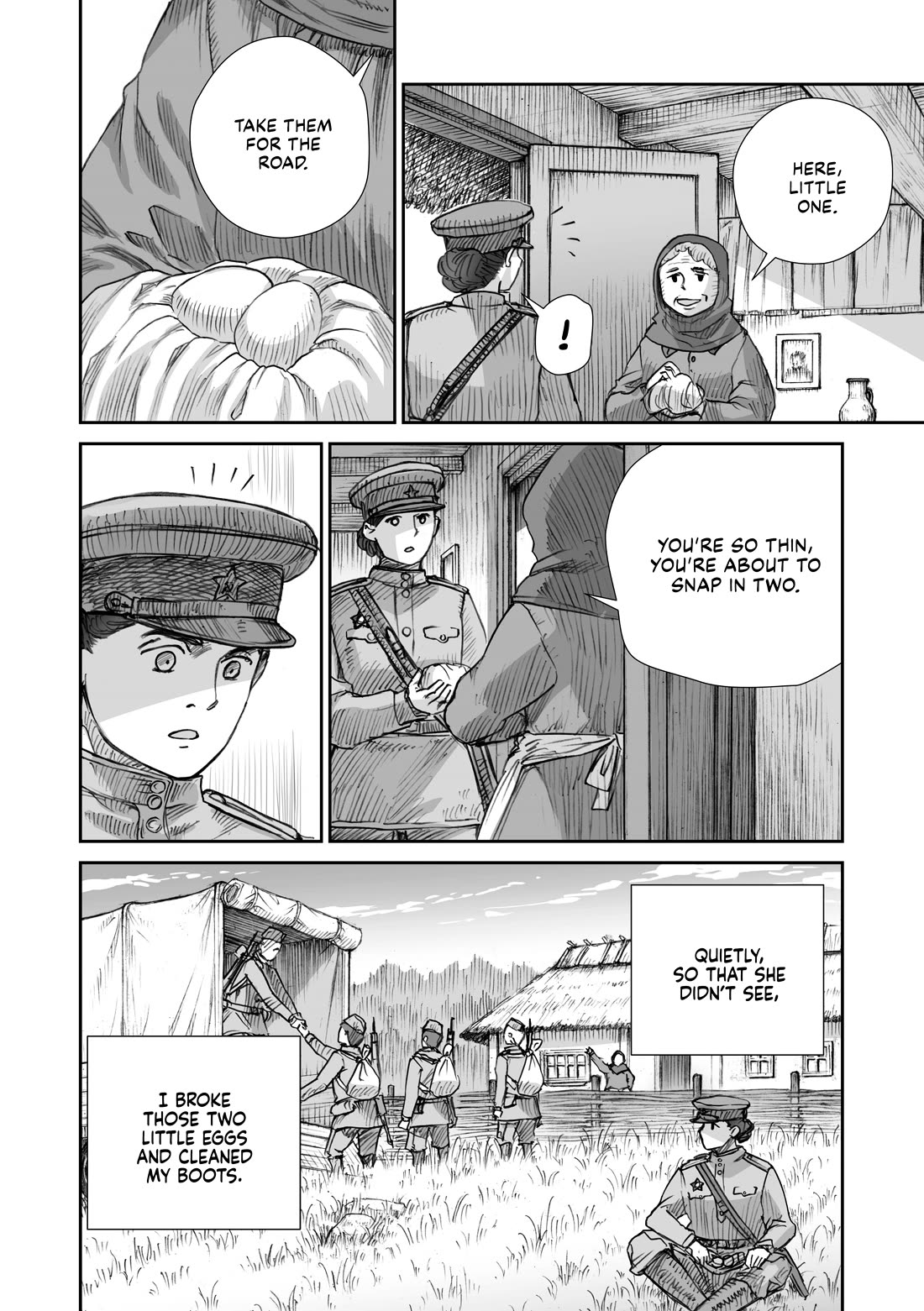 War's Unwomanly Face Chapter 26.4 page 12 - Chapter 26.4: They needed soldiers... But we also wanted to be beautiful... - Part 4