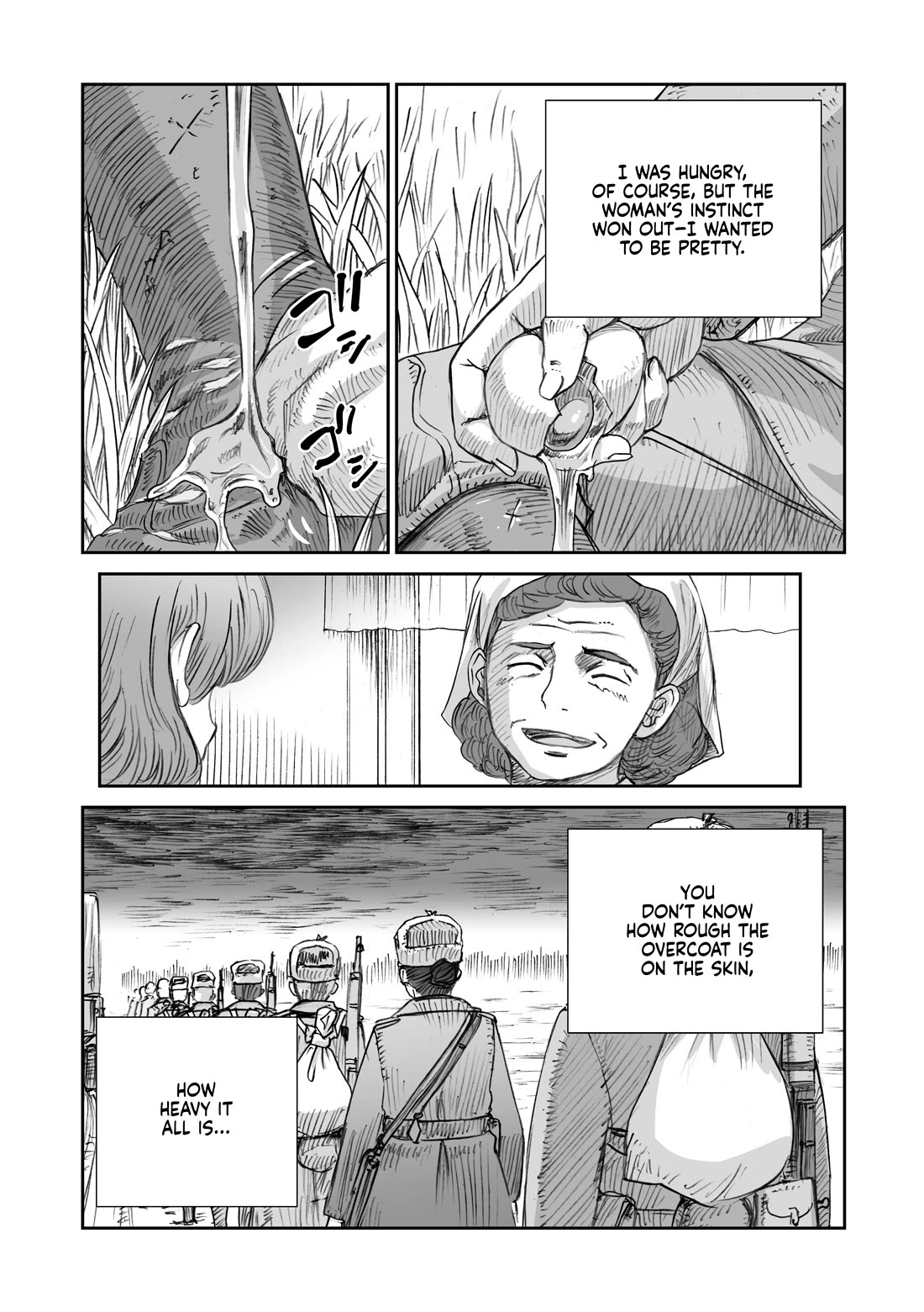 War's Unwomanly Face Chapter 26.4 page 13 - Chapter 26.4: They needed soldiers... But we also wanted to be beautiful... - Part 4
