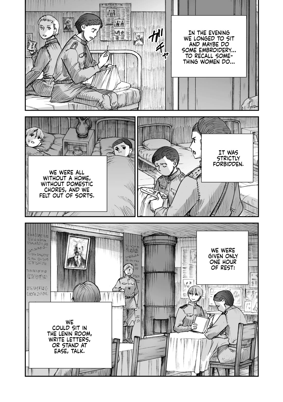 War's Unwomanly Face Chapter 26.4 page 5 - Chapter 26.4: They needed soldiers... But we also wanted to be beautiful... - Part 4