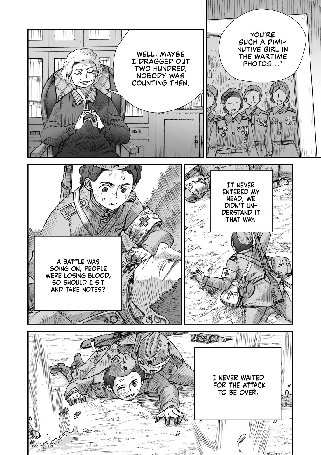 War's Unwomanly Face Chapter 26.5 page 12 - Chapter 26.5: They needed soldiers... But we also wanted to be beautiful... - Part 5