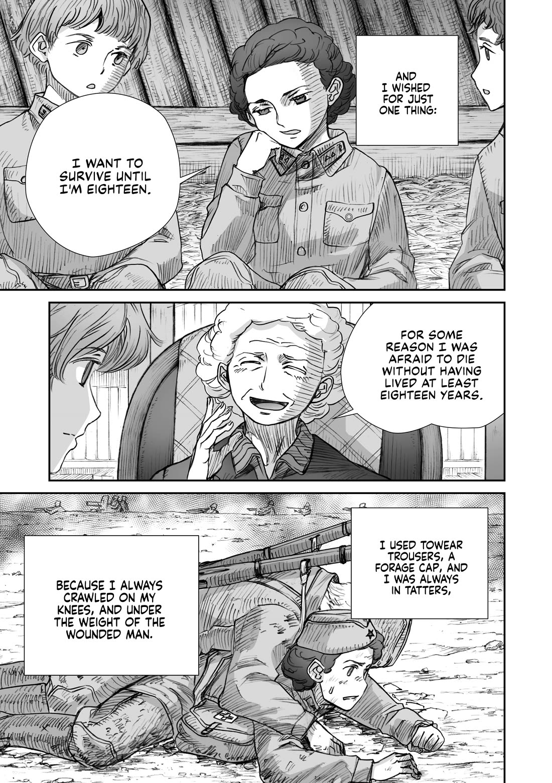War's Unwomanly Face Chapter 26.5 page 15 - Chapter 26.5: They needed soldiers... But we also wanted to be beautiful... - Part 5
