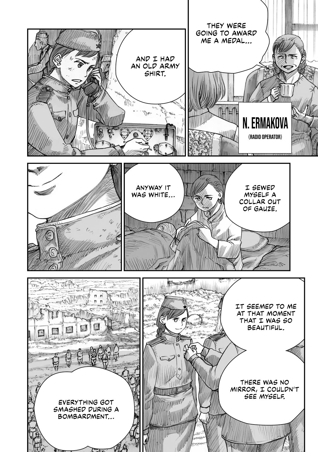 War's Unwomanly Face Chapter 26 page 6 - Chapter 26: They needed soldiers... But we also wanted to be beautiful... - Part 1