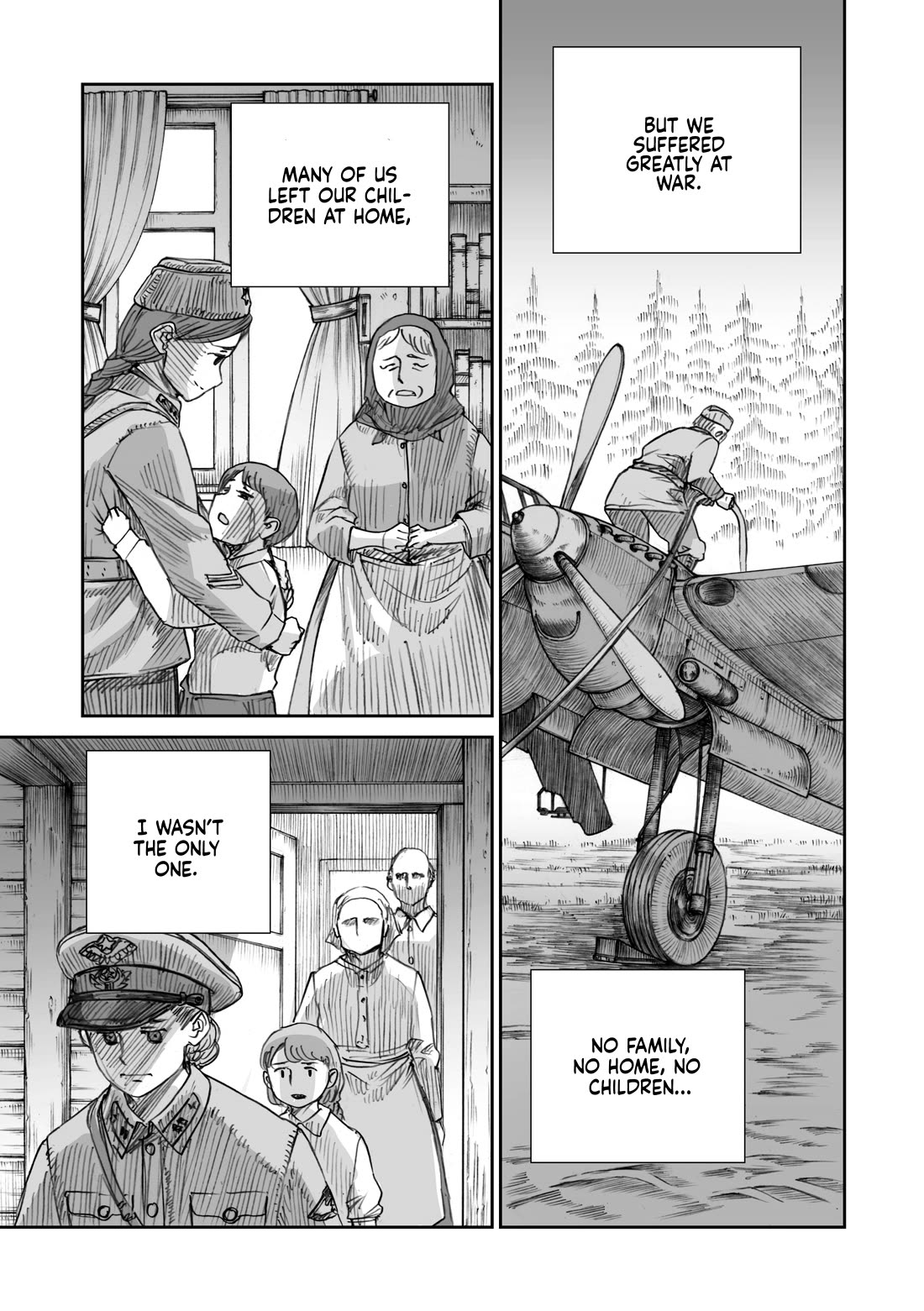 War's Unwomanly Face Chapter 30 page 13 - Chapter 30: The Story of Antonina Grigoryevna Bondareva (Lieutenant of the Guards, Senior Pilot)