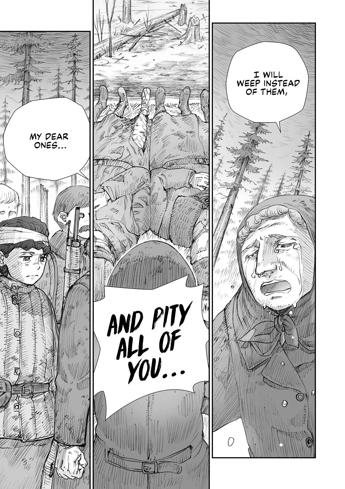 War's Unwomanly Face Chapter 31 page 14 - Chapter 31: The story of Larissa Leontyevna Korotkaya (Partisan)