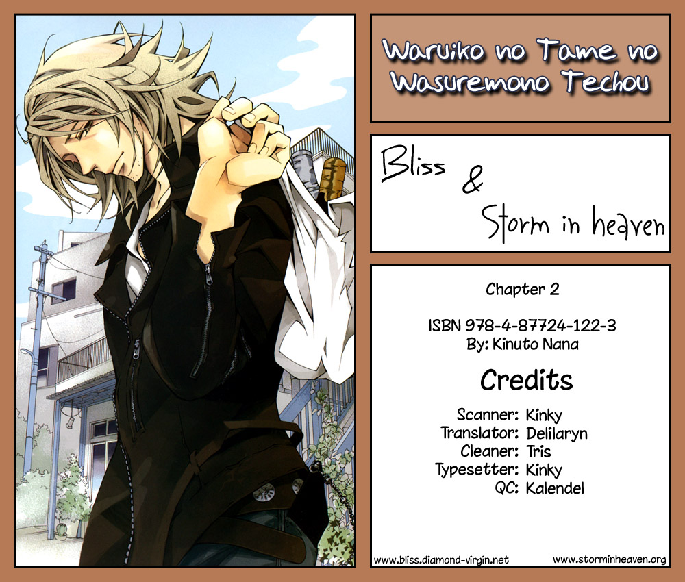 Warui Ko no Tame no Wasuremono Techou Chapter 2.2 page 1 - Chapter 2 v2 : Green Grass Road