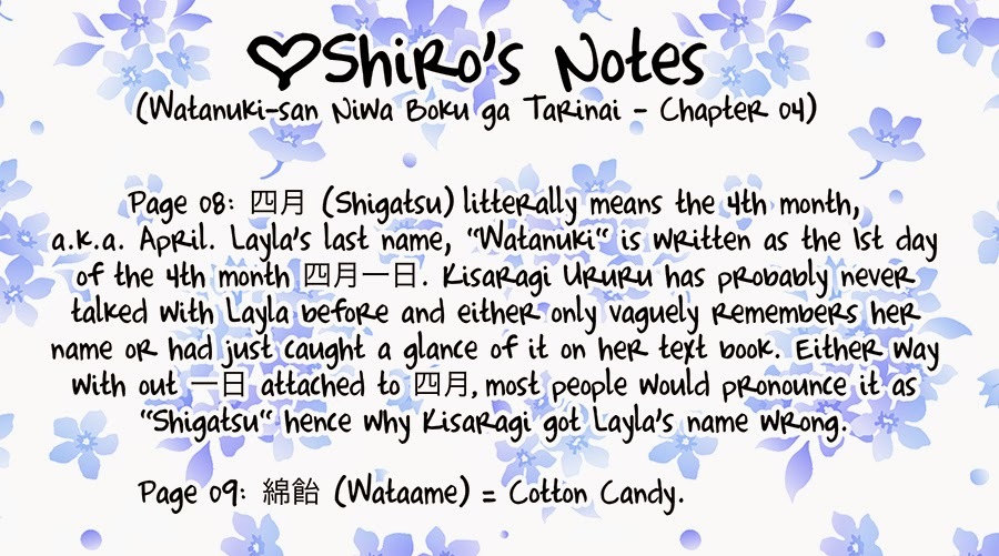 Watanuki-san ni wa Boku ga Tarinai Chapter 4 page 31 - Chapter 4: A Message on Proper Interactions with the Opposite Sex